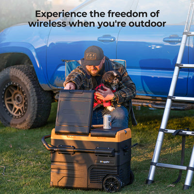 CRD Dual Zone Solar Battery Portable Fridge Kit