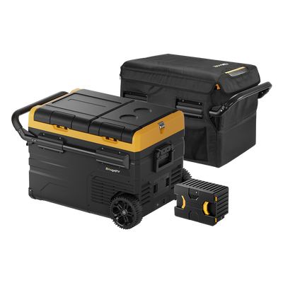CRD Dual Zone Solar Battery Portable Fridge Kit