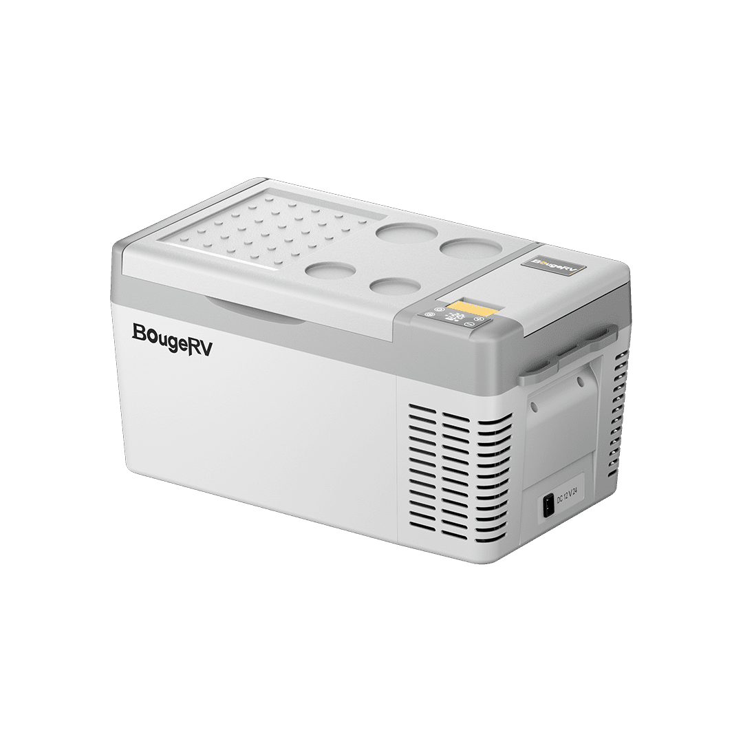 CRPRO20 21 Quart 12V Portable Car Fridge  White
