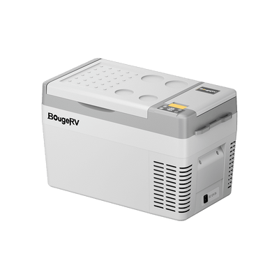 CRPRO25 26 Quart 12V Portable Car Fridge Freezer White