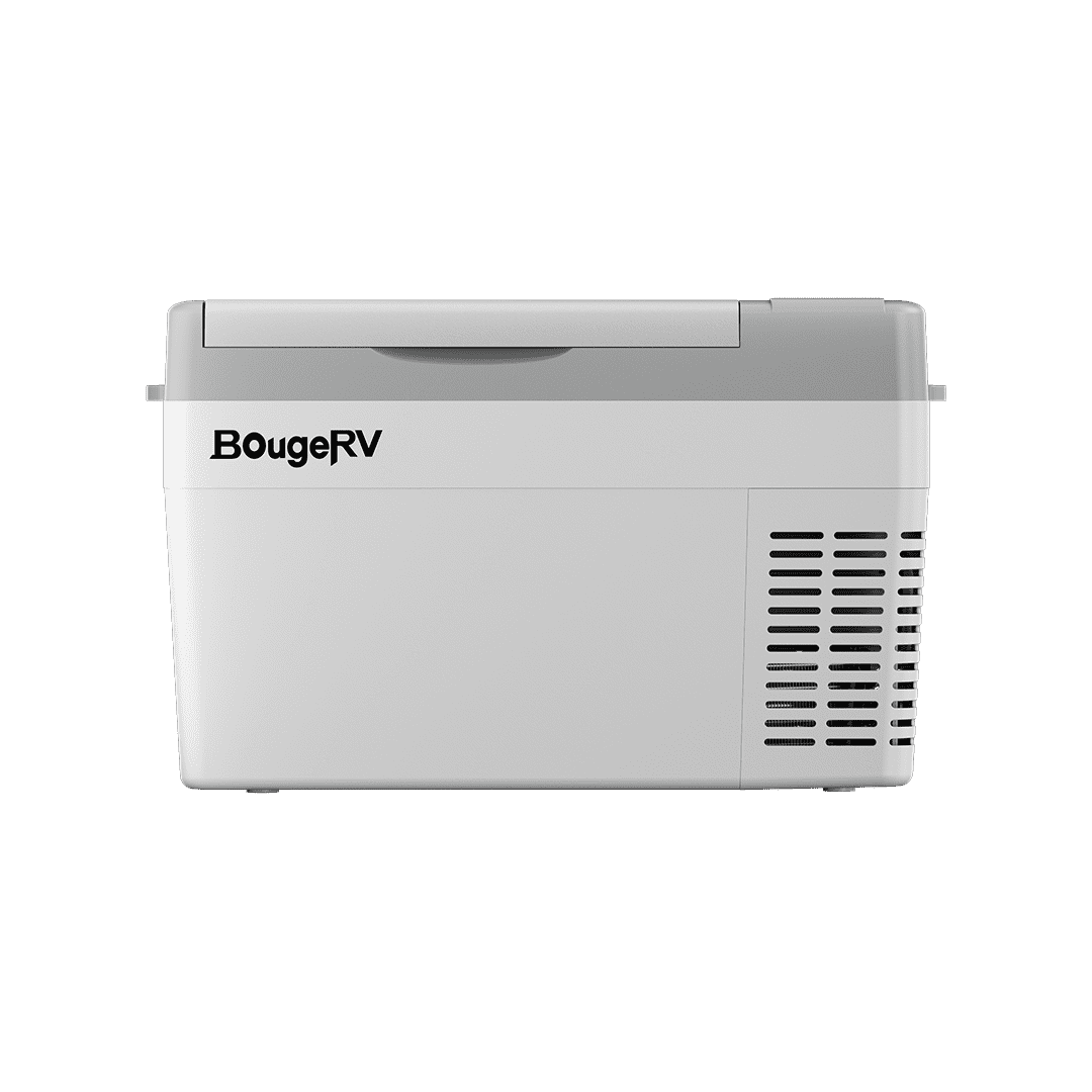 BougeRV CRPRO25 26 Quart 12V Portable Car Fridge Freezer White