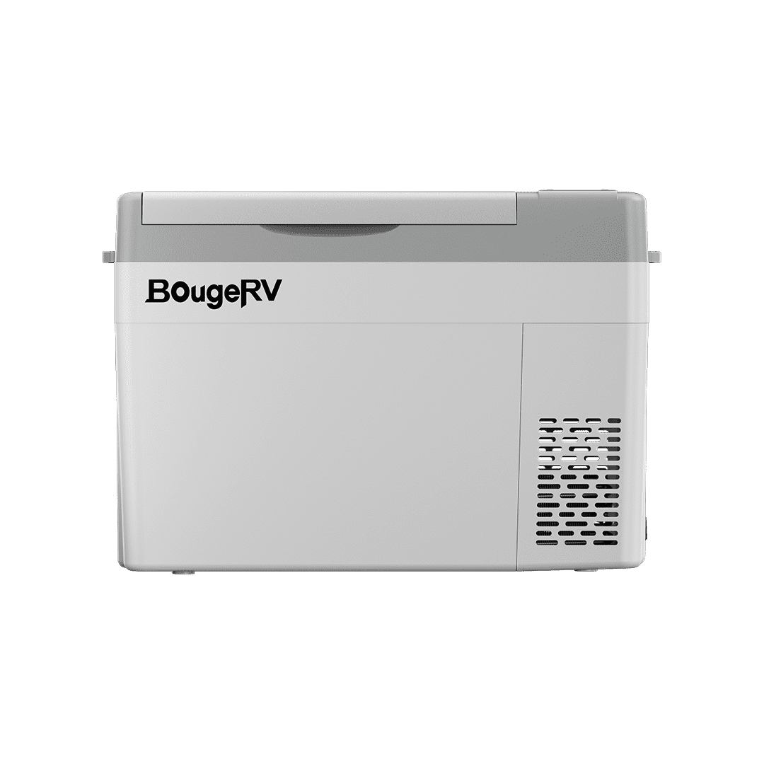 BougeRV CRPRO30 30 Quart 12V Portable Car Fridge Freezer White