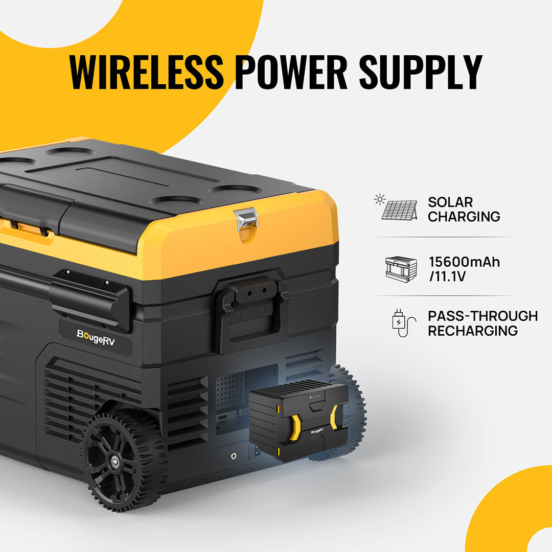 Detachable Battery with WIRELESS POWER SUPPLY