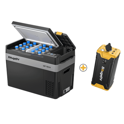 BougeRV CRPRO30 VIP Upgraded 30 Quart Portable Refrigerator