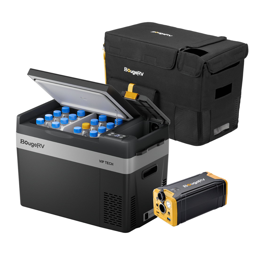 CRPRO30 VIP Upgraded 30 Quart 12V Car Fridge Kit