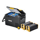 BougeRV CRX2 31QT Insulated Dual-Zone Portable Fridge with 2 Batteries
