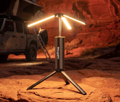 BougeRV New T1 Portable Telescopic Camping Lantern