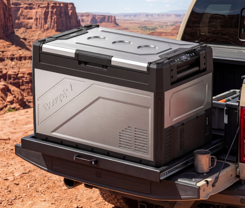 BougeRV New Rocky V3.0 41QT Dual Zone 12V Car Fridge