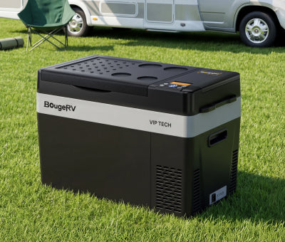 BougeRV 12V 30 Quart (28L) Portable Car Fridge Black