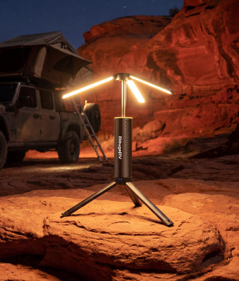 BougeRV New T1 Portable Telescopic Camping Lantern
