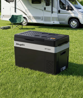 BougeRV 12V 30 Quart (28L) Portable Car Fridge Black
