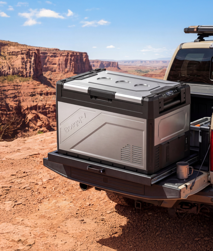 BougeRV New Rocky V3.0 41QT Dual Zone 12V Car Fridge