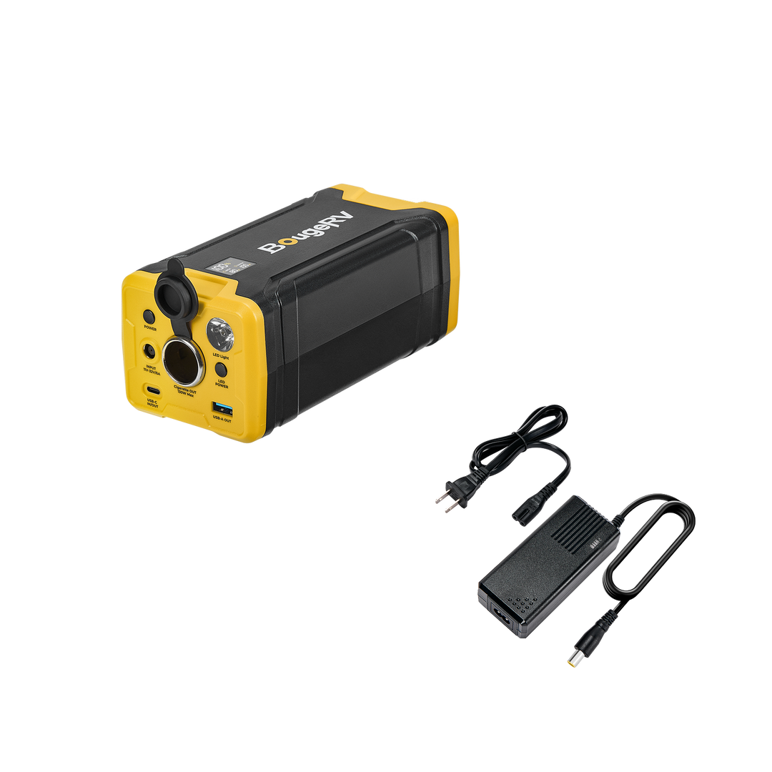 BougeRV 63W AC Power Cord for JuiceGo and 277Wh Power Supply