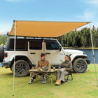 Roof Rack Side Awning for SUV & Truck, UV50+ Waterproof Pull-Out Shade