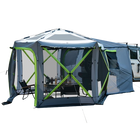 Pop-Up SUV Camping Tent with 2 Rooms – 10×10.5 ft Tailgate Car Tent Canopy