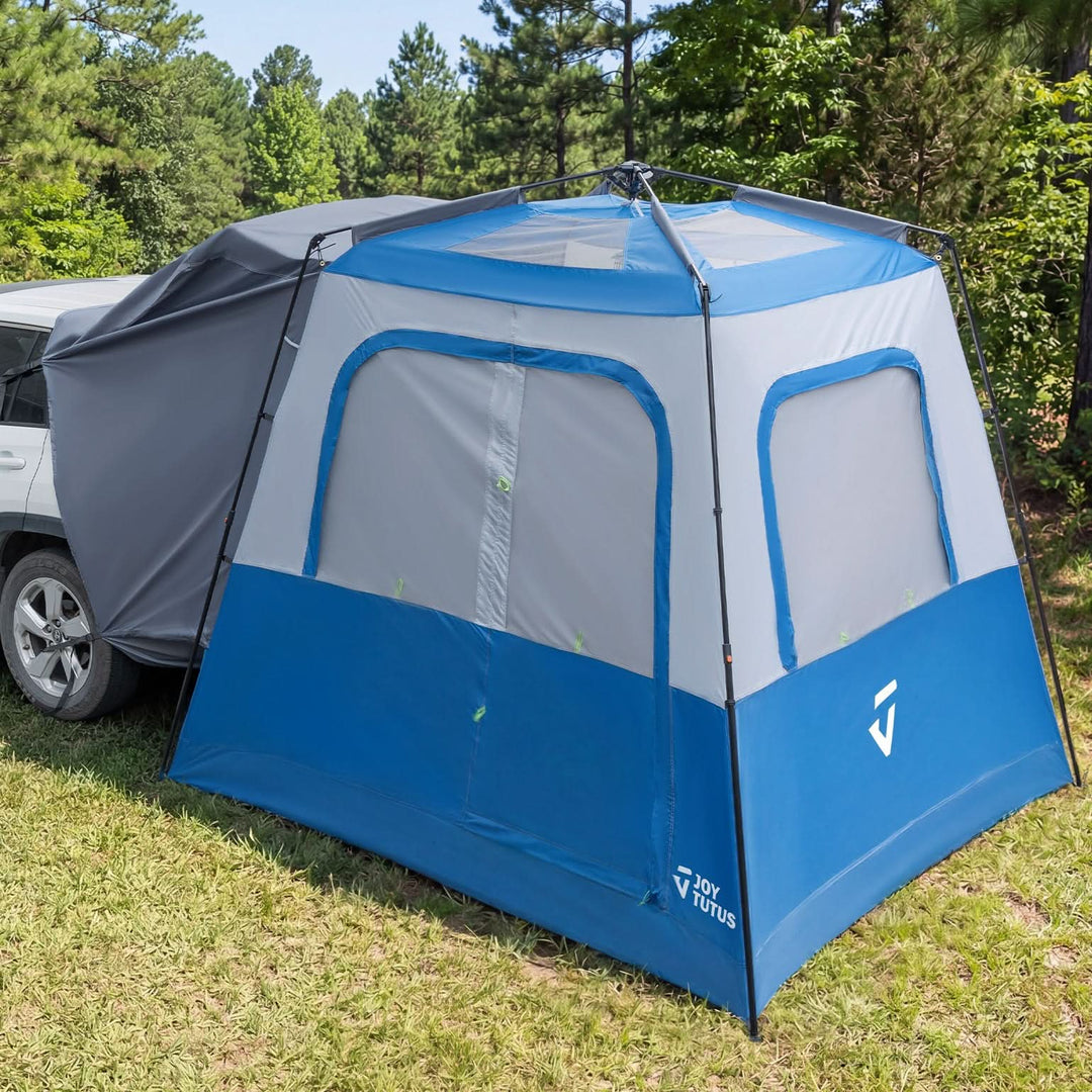 Tienda de campaña para caja de camioneta con doble capa impermeable y cubierta antilluvia, se adapta a cajas de 1.5–2.5 m, 2 personas