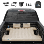 Universal Inflatable Air Mattress for Camping, Camel and Black