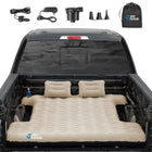 Universal Inflatable Air Mattress for Camping, Camel and Black