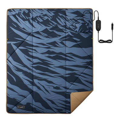 BougeRV 12V Outdoor Heated Blanket-5 Heat Settings, APP Remote Control(Blue)