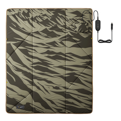 BougeRV 12V Outdoor Heated Blanket-5 Heat Settings, APP Remote Control(Green)