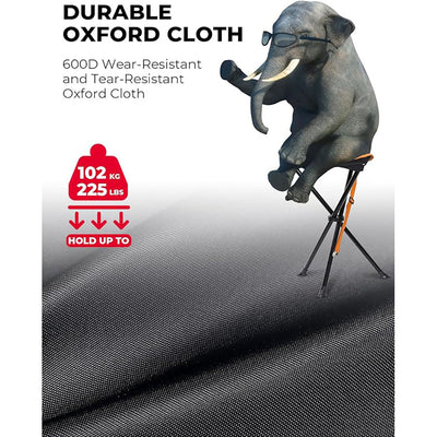 DEERFAMY Portable 3-Leg Tripod Camping Stool