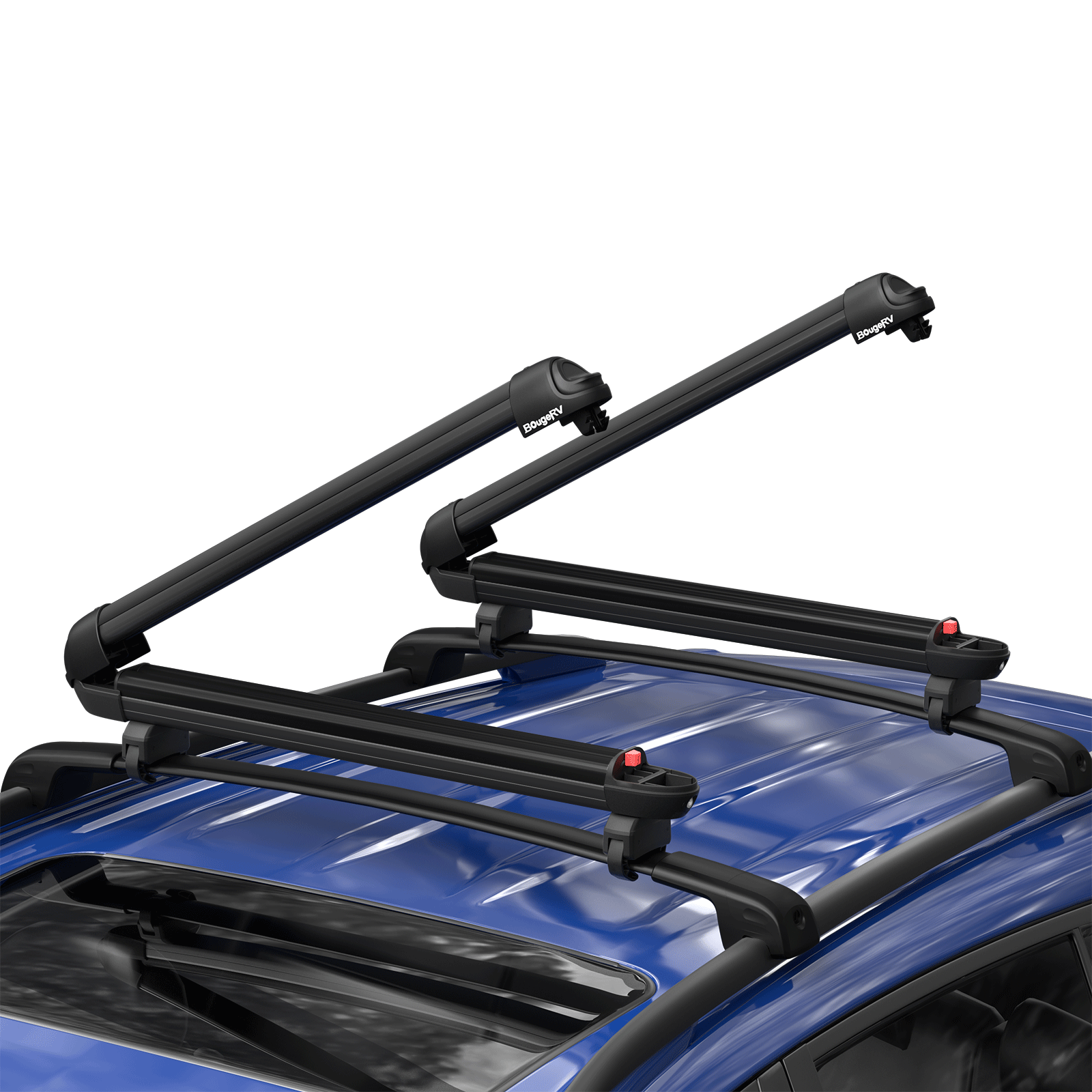 BougeRV 28'' Ski & Snowboard Racks with Anti-Theft Lock