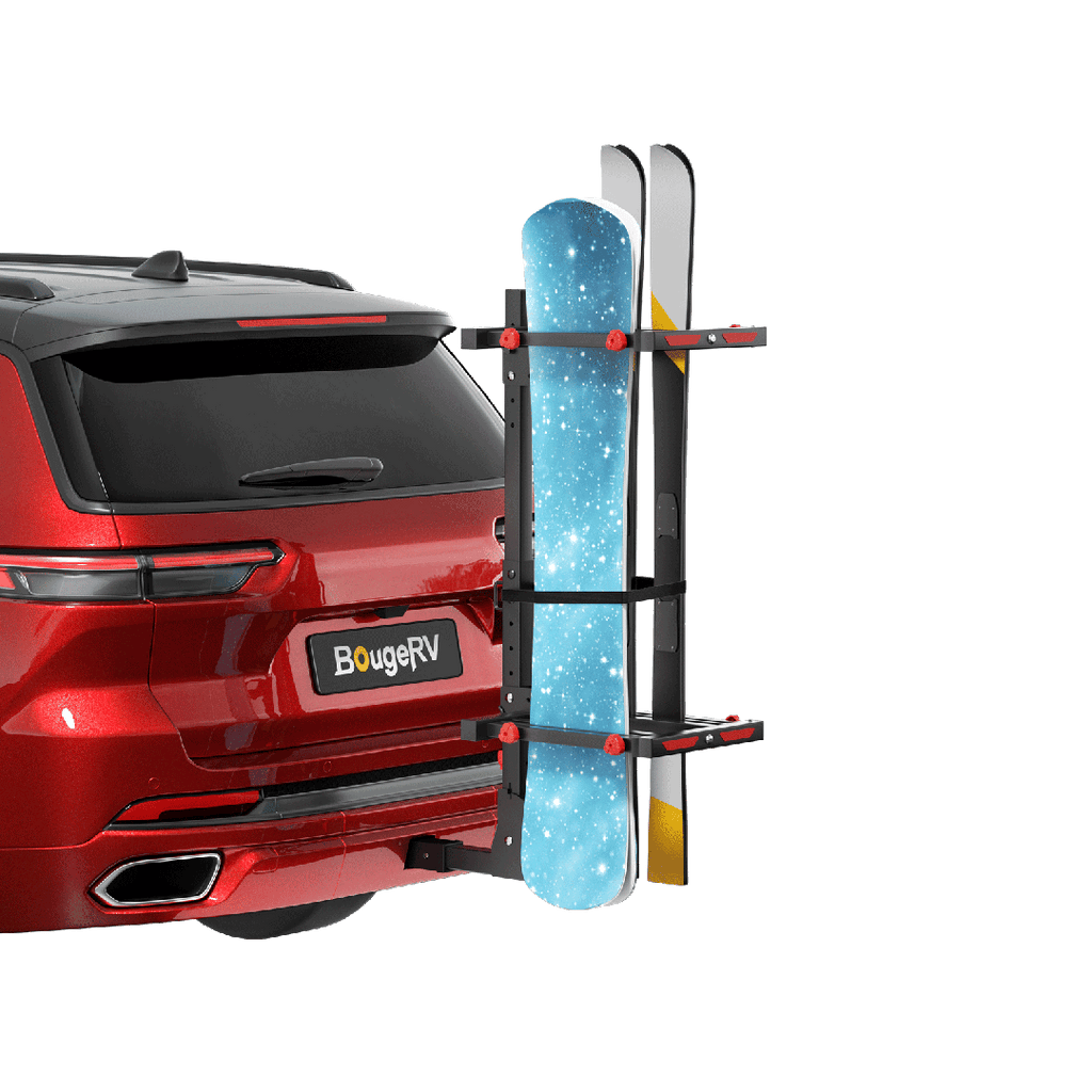 Tow hitch ski discount rack