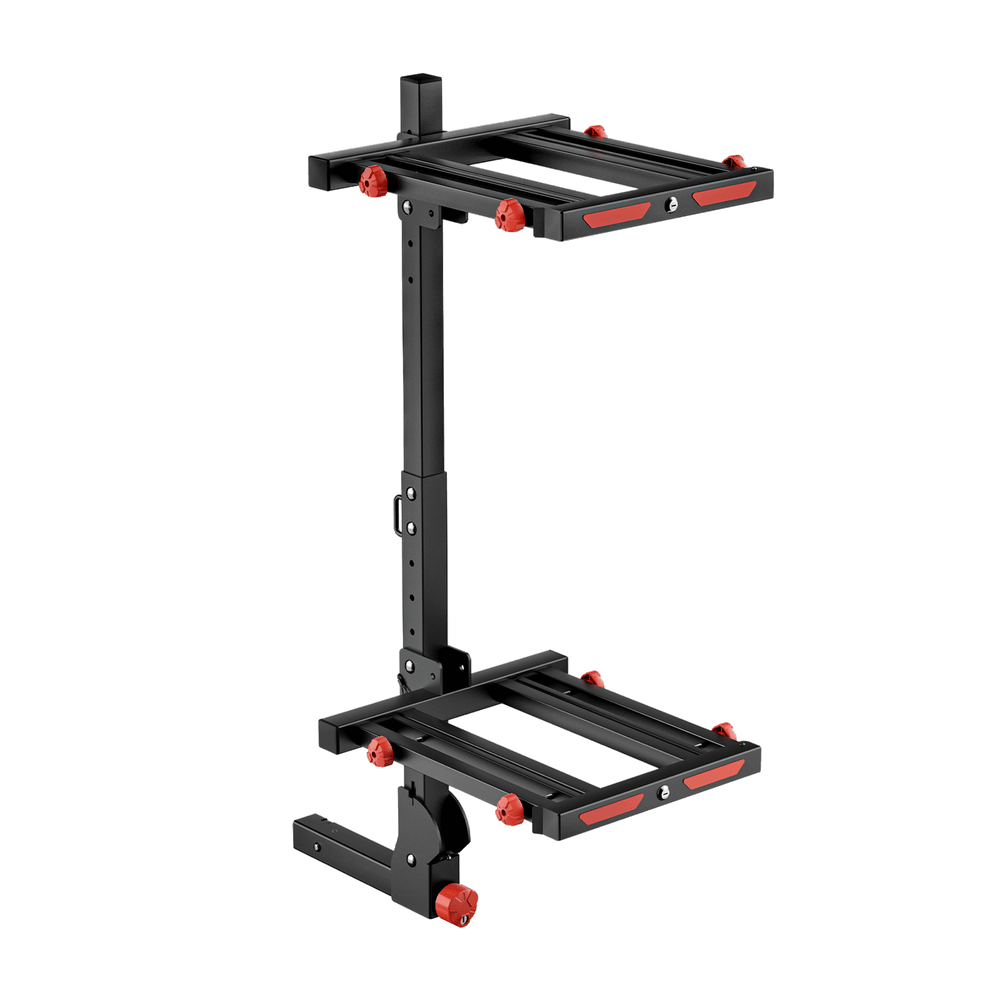 BougeRV Hitch Ski Snowboard Rack with Security Lock(Fit for 2" Receiver)