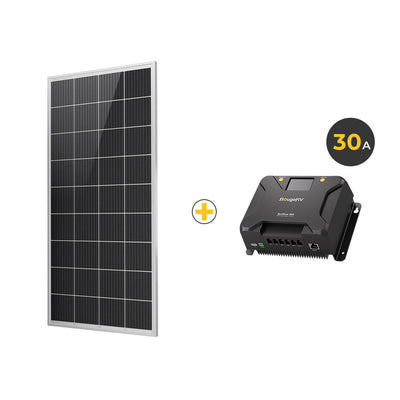 200W 12V 9BB Mono Solar Panel with Solar Charge Controller Kits