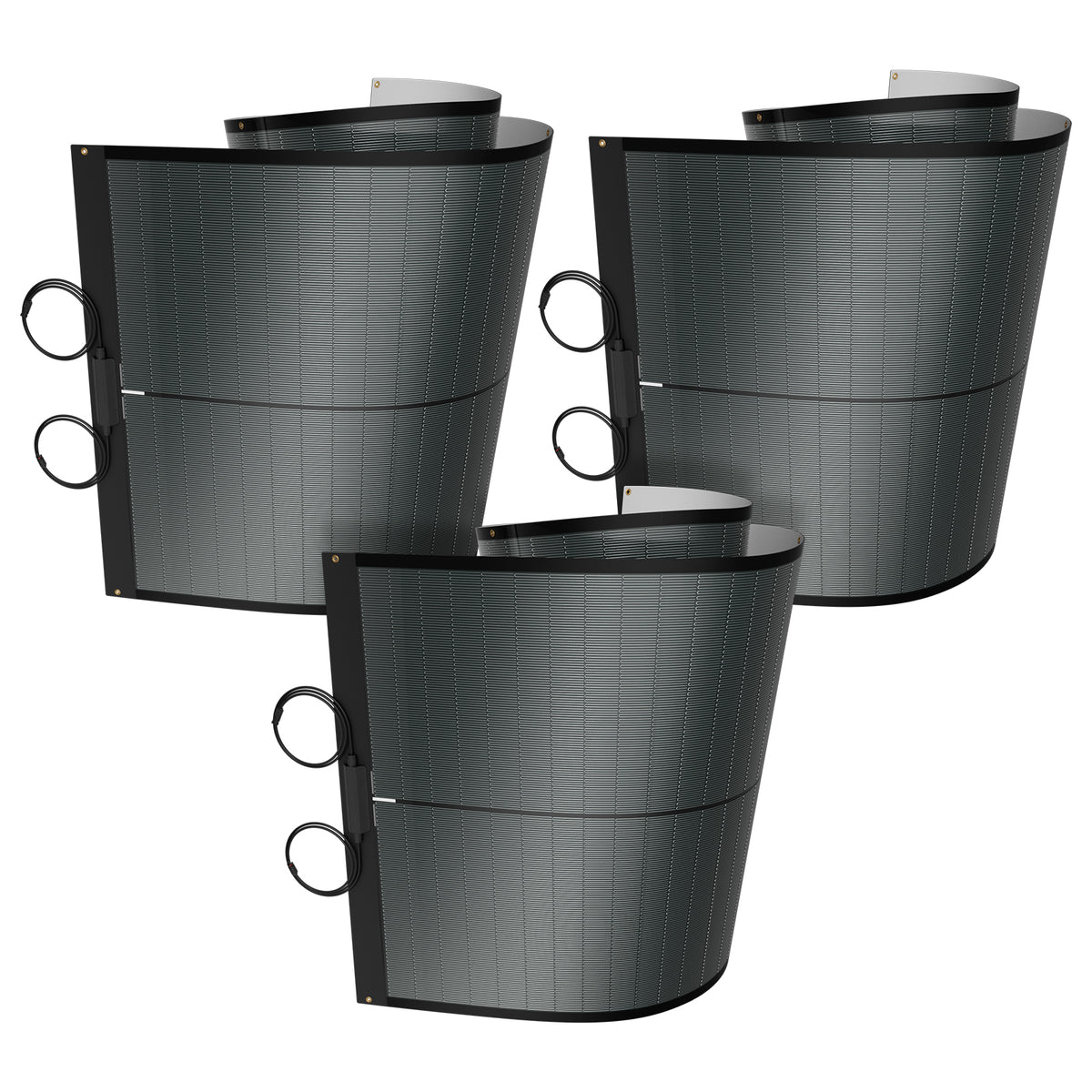 BougeRV Yuma 200W CIGS Thin-film Flexible Solar Panel with Pre-Punched Holes