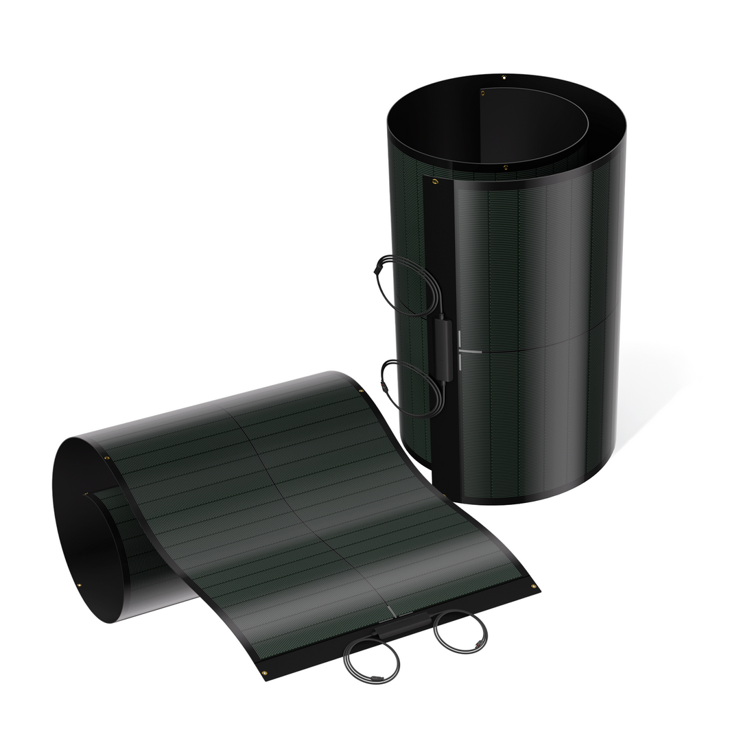 BougeRV Yuma 200W CIGS Thin-film Flexible Solar Panel with Pre-Punched Holes