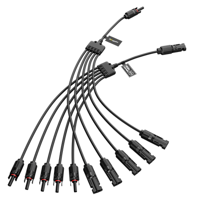 BougeRV Solar Panel Parallel Connectors 1 to 5 Solar Cable Wire