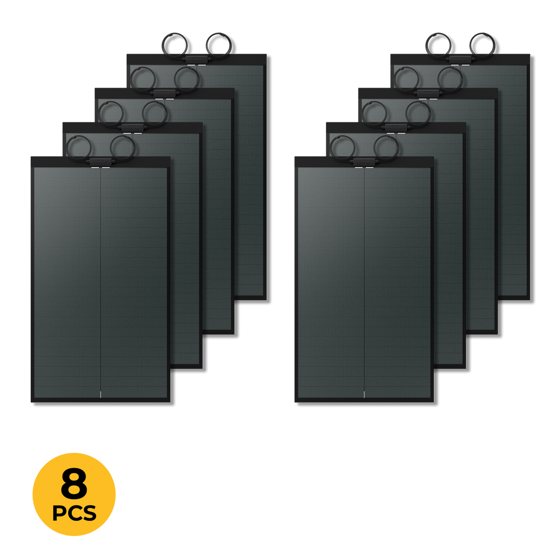 400W CIGS Solar Panel (Square with Adhesive) (100W*4pcs)