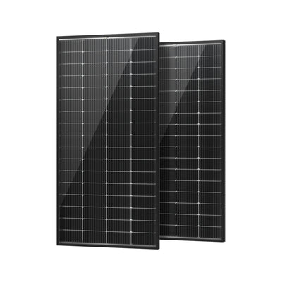 BougeRV 200W 12V 10BB Mono Bifacial Solar Panel