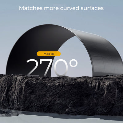 BougeRV Arch 800 Watt(4x200W) Fiberglass Curved Solar Panel