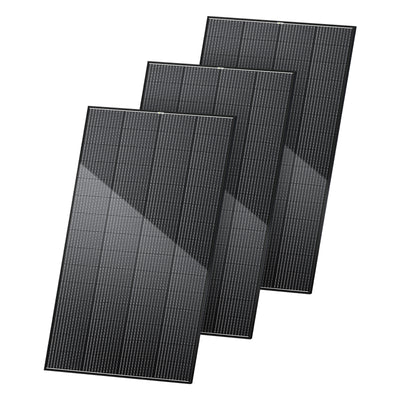 BougeRV 300 Watt 12V/24V Rigid Bifacial 12BB Mono Solar Panel