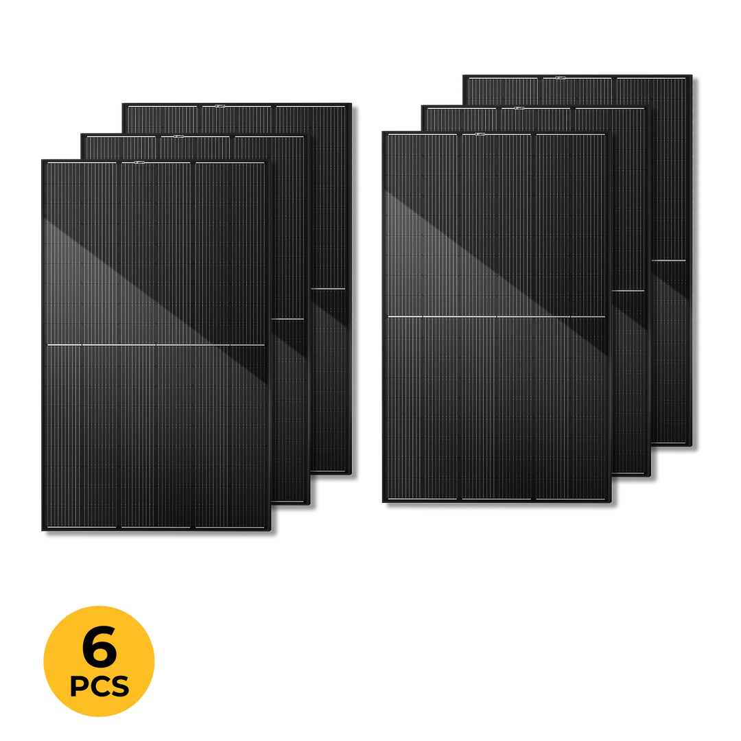 BougeRV 400 Watt N-Type Rigid Bifacial 16BB Mono Solar Panel