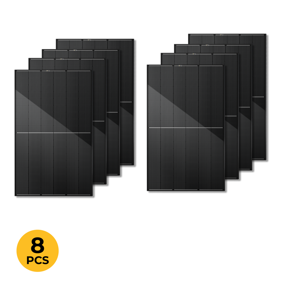 BougeRV 400 Watt N-Type Rigid Bifacial 16BB Mono Solar Panel