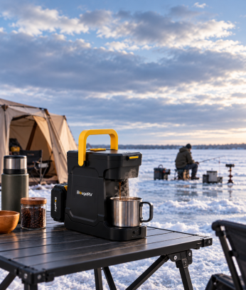 BougeRV Portable Coffee Maker With 144Wh Battery