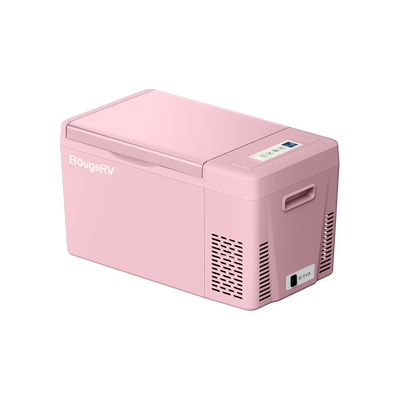 BougeRV 12V 23 Quart pink Mini Fridge