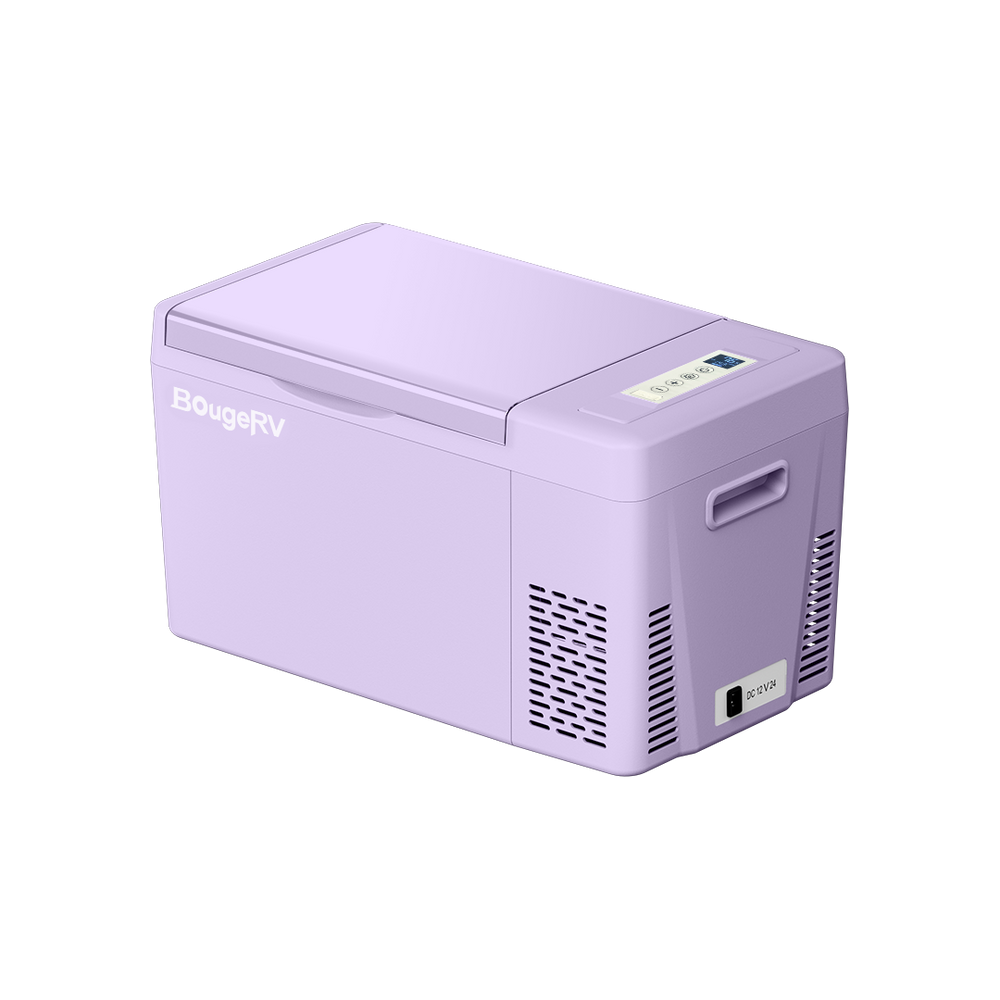 12V purple colorful portable fridge