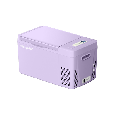 12V purple colorful portable fridge