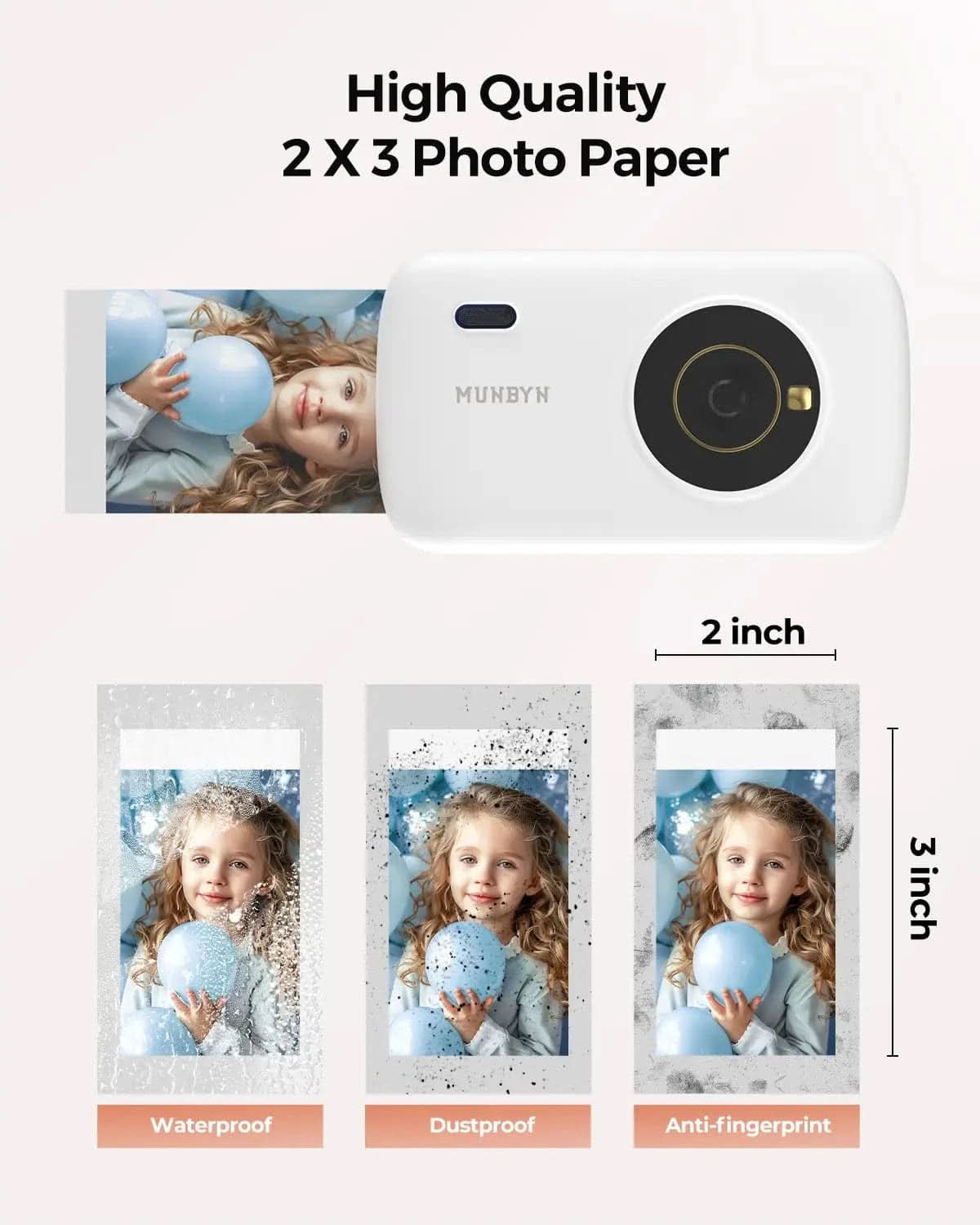 MUNBYN PR3 High Color Reproduction 2x3