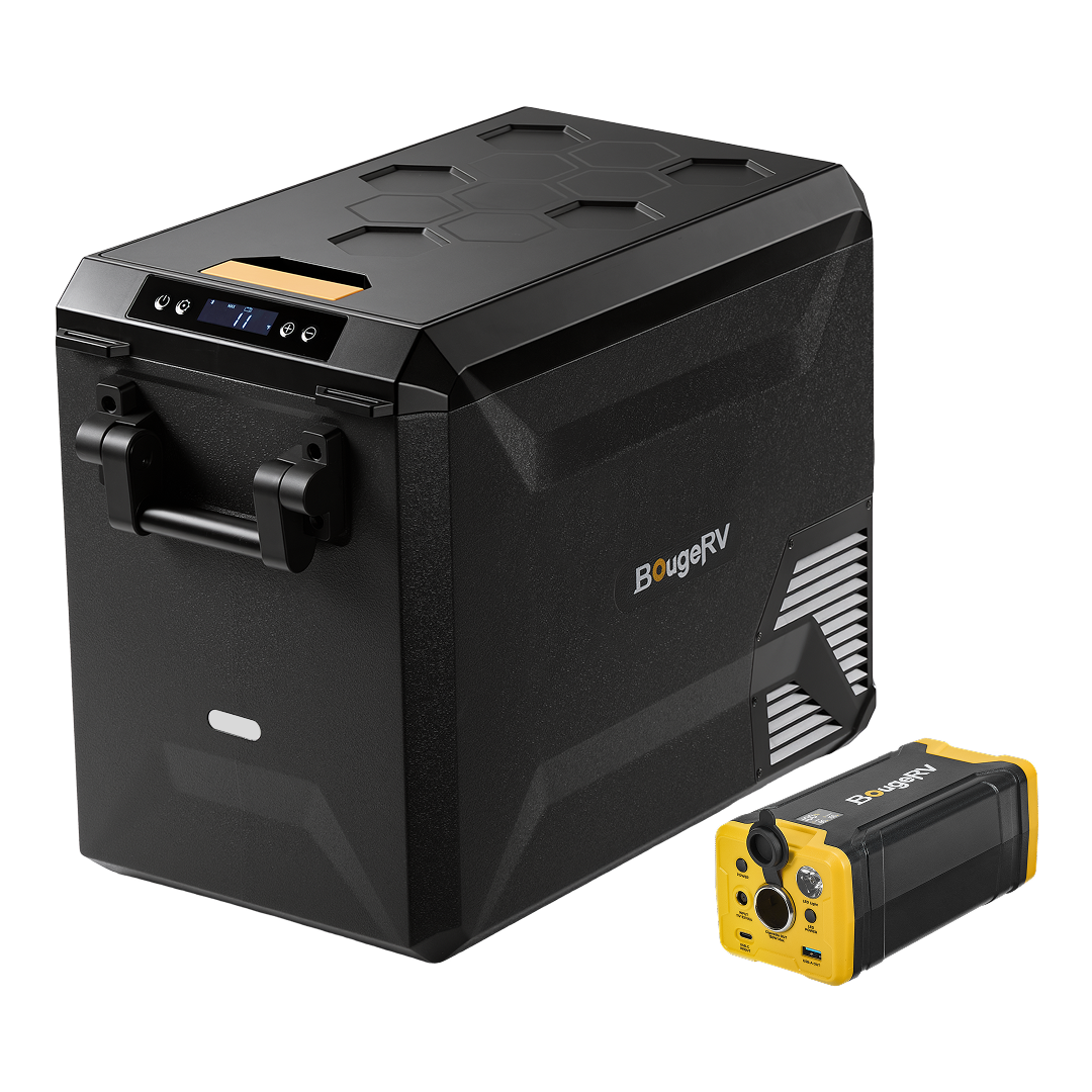 BougeRV New ASPEN S50 12V 50QT Portable Fridge