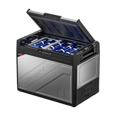 BougeRV Rocky 69QT Dual Zone 12V Portable Fridge