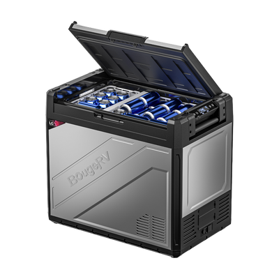 BougeRV Rocky 81QT Dual Zone 12V Portable Fridge