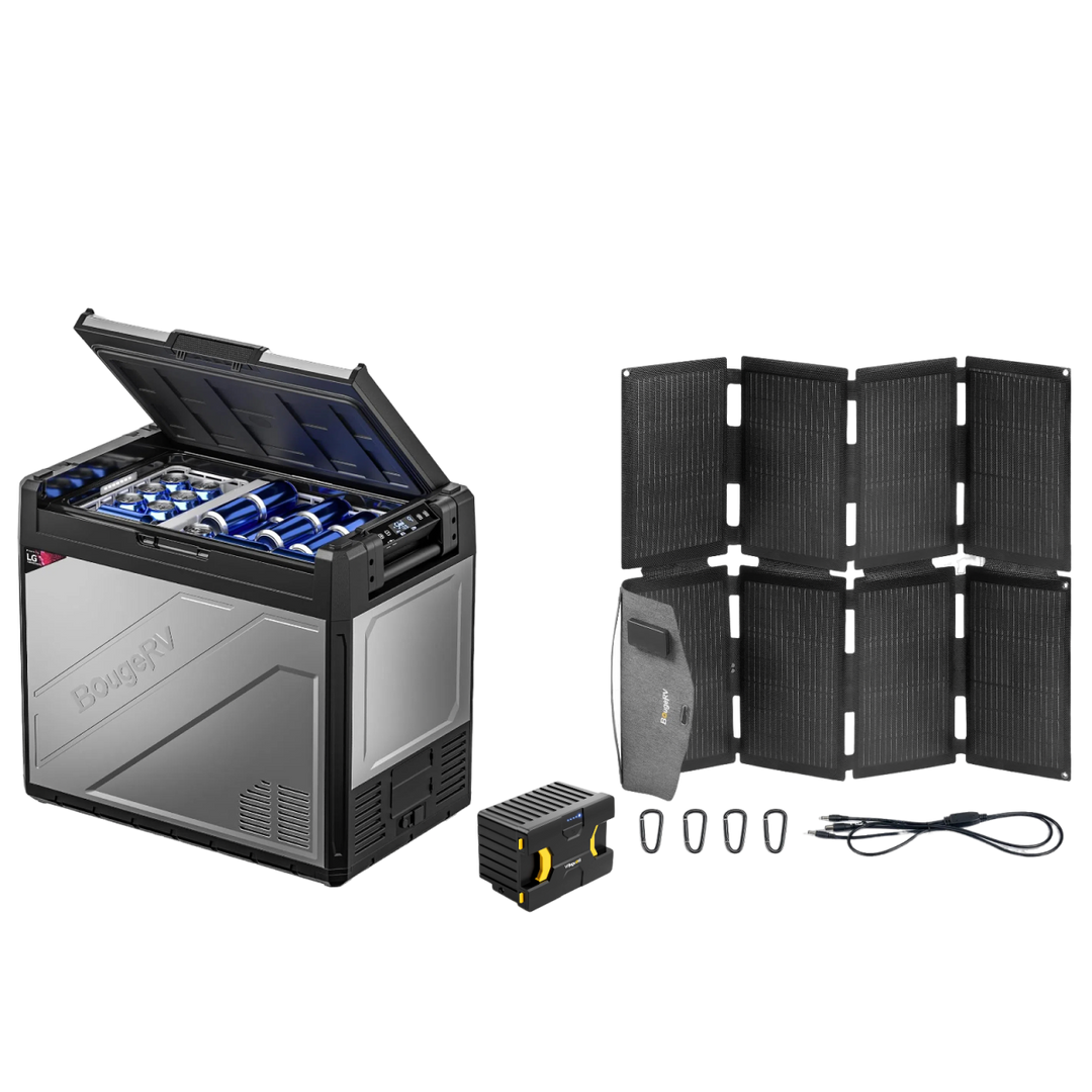BougeRV Rocky 81QT Dual Zone 12V Portable Fridge