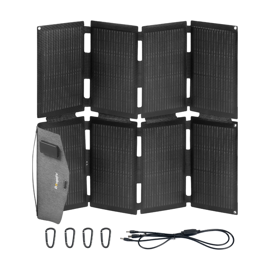 BougeRV 100W Portable Solar Panel
