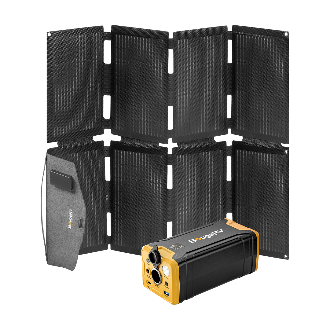 BougeRV 220WH Portable Power Station for Fridge