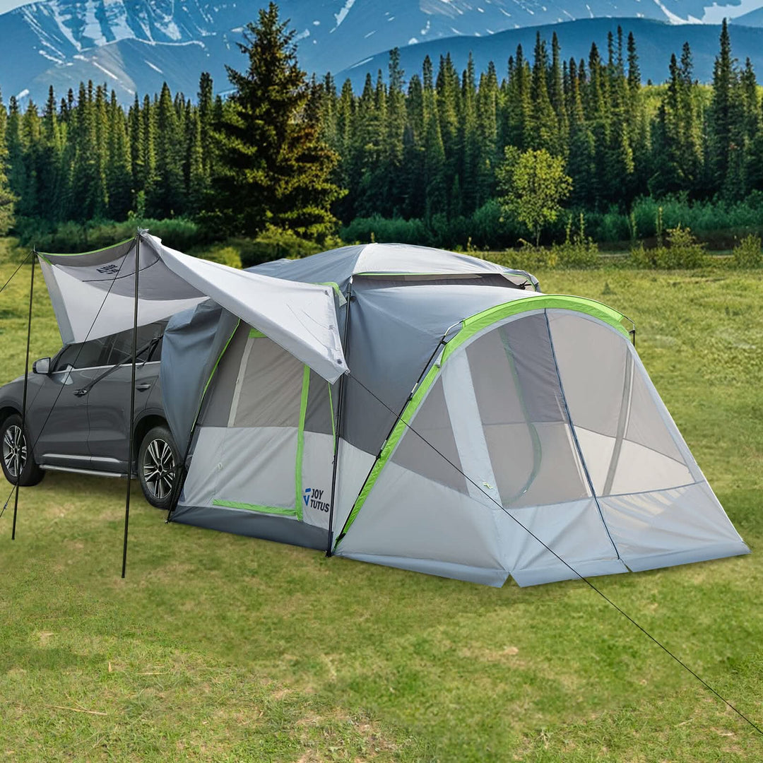 Tienda de campaña para caja de camioneta con doble capa impermeable y cubierta antilluvia, se adapta a cajas de 1.5–2.5 m, 2 personas